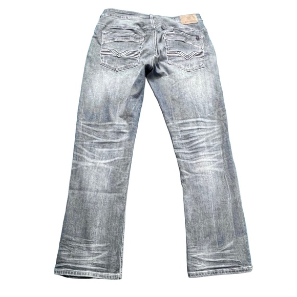 Buffalo David Bitton EVAN-X Slim Straight Stretch Men’s Jeans 32X30 Light Blue. - Picture 4 of 12